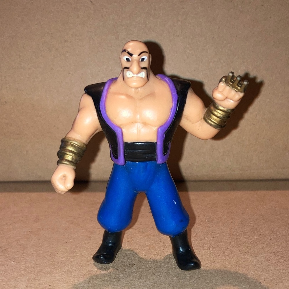 1994 Disney Aladdin King Of Thieves Thief Guard Mini Action Figure 2.5" Vintage
